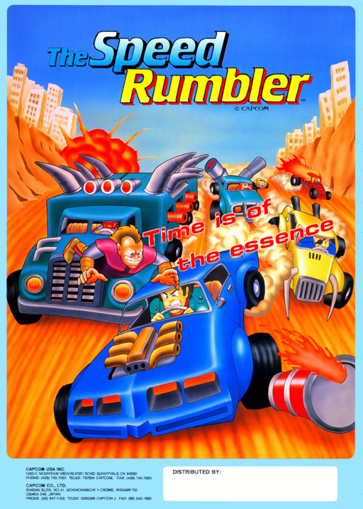 The Speed Rumbler (set 1) Arcade Game Cover